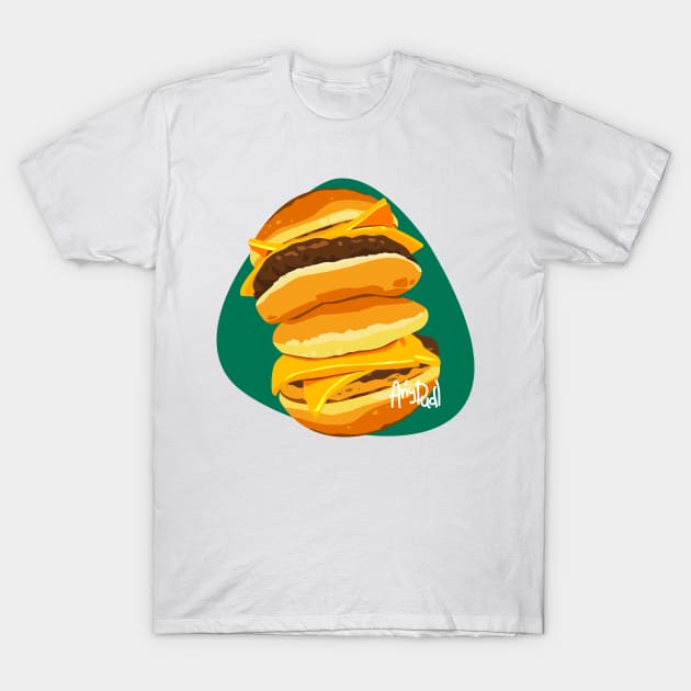 Cheeseburger T-Shirt by Anydudl